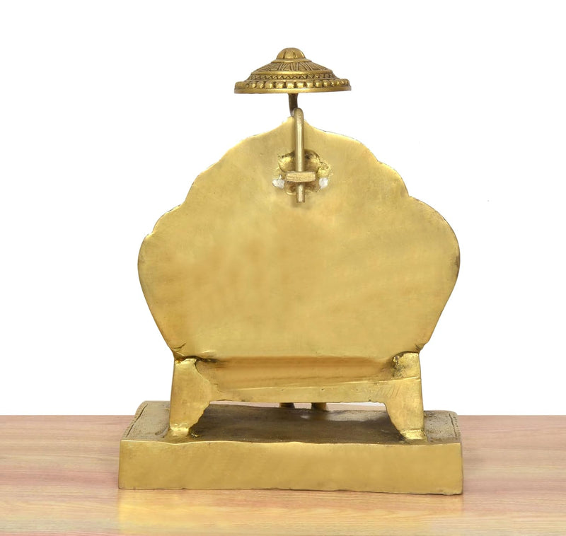 Brass Maharaja Agrasen Idol (Height: 11 Inch)