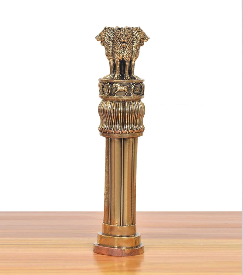 Bronze Ashoka for Car Dashboard (Height 6 Inch)