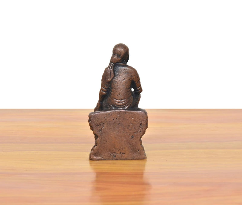 Copper Shirdi Sai Baba Statue (Height: 2.5 Inches)