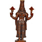 Brass Lord Tirupati Bala Ji Idol Statue Home Temple Office Figurine Showpiece Multicolour (Height 17.5 Inch)