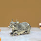 Bronze Shiva Nandi Statue for Shiv Temple (Height: 2.5 Inch)