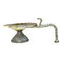 Bronze Aarti Diya Oil Lamp Decorative Puja Home Temple lamp Aarti, Diwali Gifts Home (Height: 2 inch)