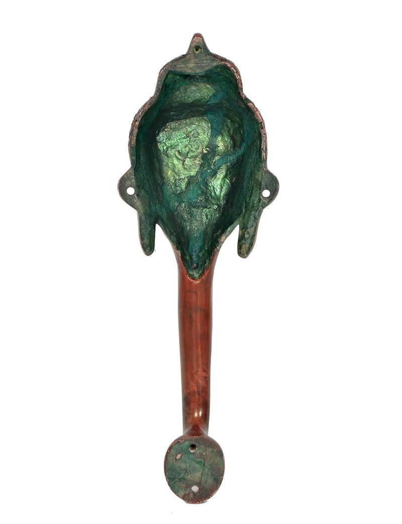 Brass Gautam Buddha Face Door Handle (Set of 2) (Height : 9.5 inches)