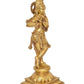 Brass Krishna Playing Flute Idol Statue Sculpture for Home Mandir Pooja Decor Temple Gift (Height 23 inch)