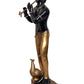 Brass Lord Krishna Idol Figurine Sculpture Playing Flute Statue Decorative Showpiece, (Height 29 Inch)