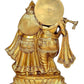 Brass Radha Krishna Idol Statue Idol Radha Krishna Height 12.5 Inch