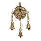 Ganesh Hanging with Bells Pooja Room Decoration/Brass Decor Items for Puja Manidr and Home Temple (Height : 7 Inches)