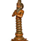 Brass Patanjali Statue - Hindu Yoga Teacher and Philosopher Figurine (Height: 18 Inch)