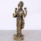 Fine Brass Lakshmi Laxmi Statue Standing Idol Murti for Home Temple Office Mandir, (Height: 4 Inch)