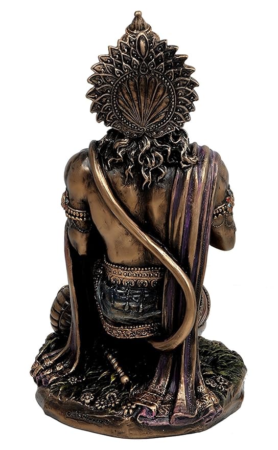 Bonded Bronze Lord Hanuman, Height 7.5" I Home Decor