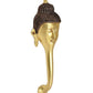 Gautam Buddha Face Brass (Set of 2) Door Handle (Height : 9.5 inches)