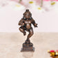 Copper Bal Krishna with Laddu Statue Showpiece for Home Office Copper Color (Height 3.5 Inch)