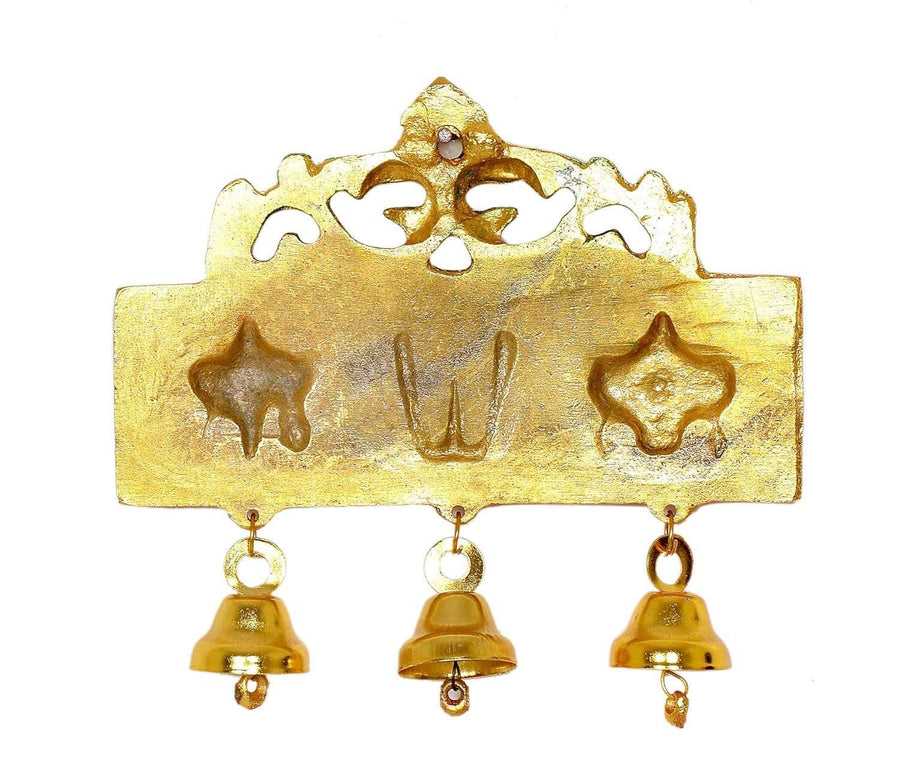 Metal Hanging Balaji Sanku Chakra Namam Latkan Statue (Height: 6 Inch) Craft Detail