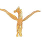 Brass Flying Angel Horse Statue Pegasus Animal Feng Shui Decorative Décor Showpiece Height 4 Inch