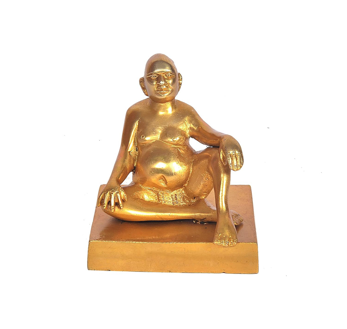 Brass Swami Samarth Akkalkot Idol (Height :8 Inches)