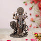Resin Goddess Durga With Lion Idol (height - 11)