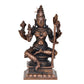 Copper Goddess Rajarajeshvari Idols, Tripura Sundari Murti, Lalita Devi, Rajarajeshwari Sculpture, Raj Rajeshvari Statue,(Height : 4.5 inch)