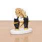 Resin Black Krishna Ji Hands with Flute Figurine (Height: 4 Inch)