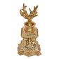 Brass Tulsi Plant ATOP Tortoise Statue Idol Murti for Home Decor Pooja Mandir Decorative Idol (Height 6 inch)