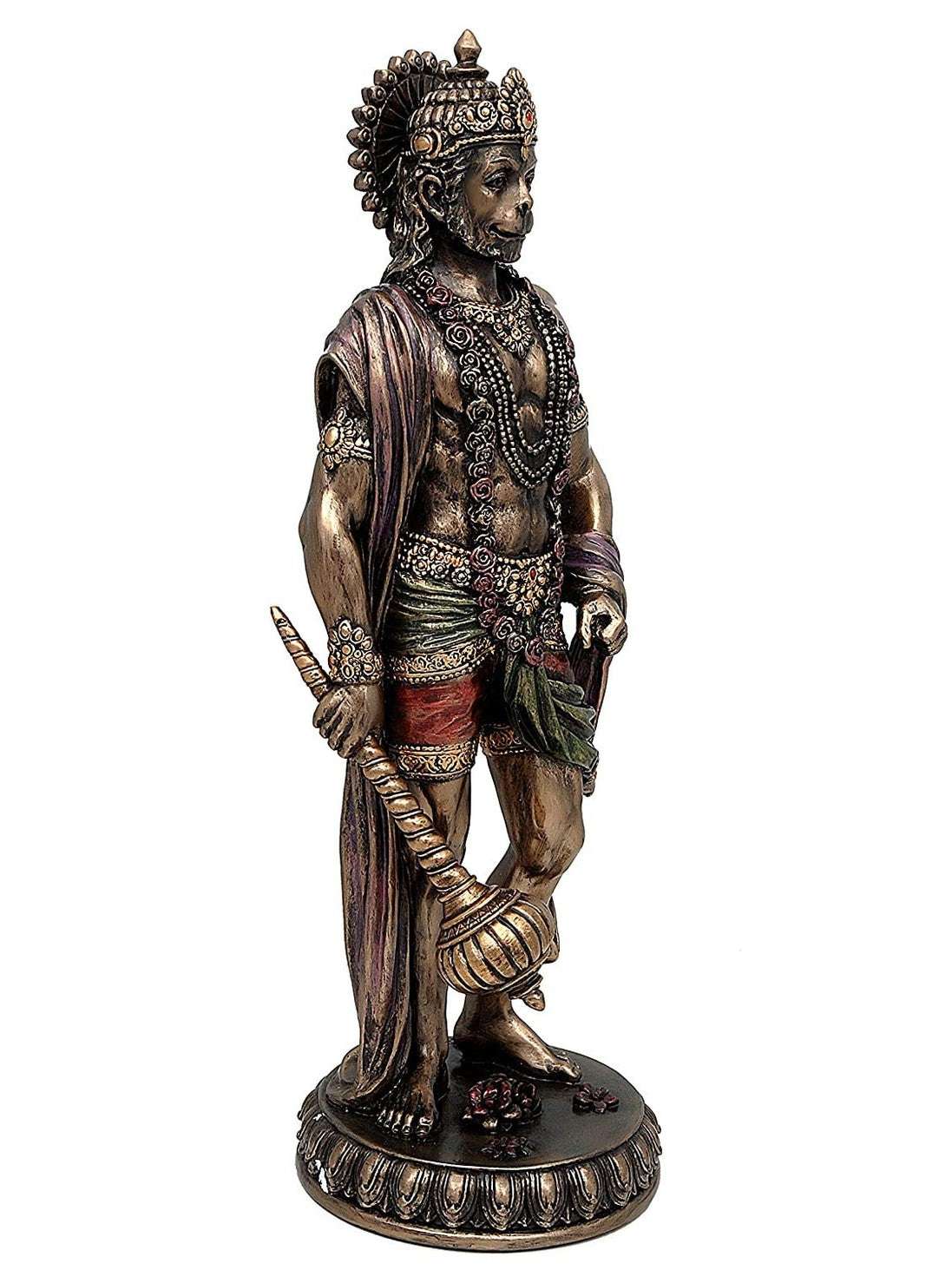 Bonded Bronze Large Hanuman Idol (Height: 27 cm)