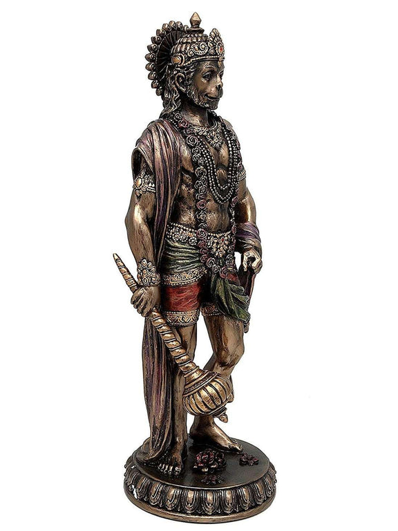 Bonded Bronze Large Hanuman Idol (Height: 27 cm)