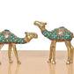 Brass Camel Figurine Showpiece Pair (Height : 7 inch)
