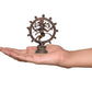 Copper Idol Natraja Dancing Shiva Idol Decoretive Showpiece for Home and Office (Height: 3.5 Inch)