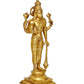 Brass Vishnu Four Armed Standing Vishnu Statue,for Home Decor Pooja Mandir (Height 20.5 Inch)