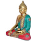 Bhumisparasha Mudra Brass Buddha Idol Statue Murti for Home Decor (Height 14 inch)