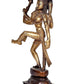 Brass Lord Ardhnareshwar Idol Standing Ardhnareshwar Figurine Sculpture for Home Office Temple Gift Item Showpiece Multicolour Height 12.5 Inches