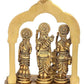 Brass Ram Darbar Statue Idol Ram Darbar Height 9.5 Inch