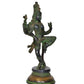 Brass Shiva and Parvati Ardhanrishvara Murti Religious Statue for Home Temple Decor Office Mandir(Height :12 inch)