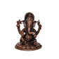 Copper Lord Ganesha Ganpati Idol Vinayak Religious Statue Copper Murti Multicolor (Height 2 Inch)