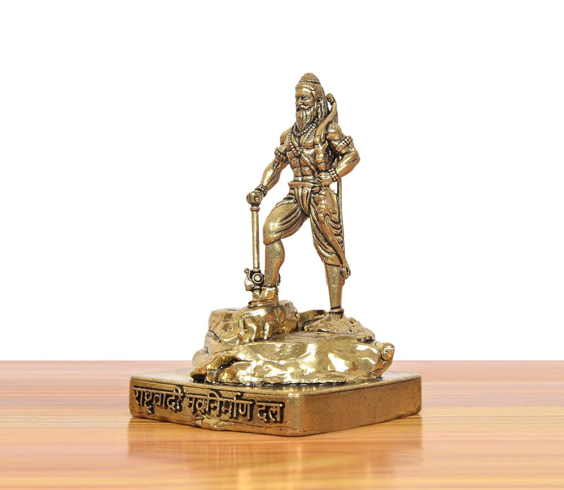 Bronze Bhagawan Parashurama Statue (Height 4 Inch)