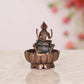 Copper Lakshmi Laxmi Diya Oil Lamp for Diwali Pooja Gift Decoration Showpiece (Height 3 Inch)