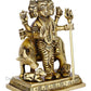 Lord Dattatreya Bhagwan Brass Idol Statue Murti for Home Pooja Office Decor Trimurti Bhagwan Sculpture (4.9 Inches Height)