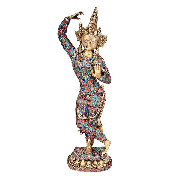 Maa Tara Devi Decorative Idol Brass Statue- (Brass, Height 20") Mandir Setting
