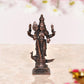 Copper Standing Lord Kartikeya Murugan Murti Decorative Showpiece Copper Murti (Height 3 Inch)