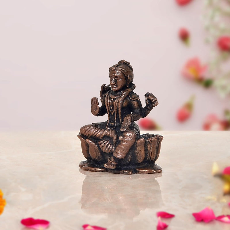 Copper Bala Tambika Sundari Statue (Height 1.5 Inch)