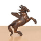Brass Flying Horse with Wings – Majestic Decorative Showpiece (Height: 9 Inch)