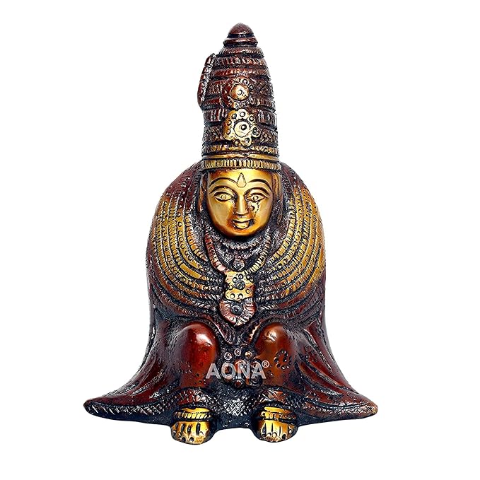 Tulja maa Goddess Brass Handicraft Idol Statue Height 10 Inch