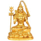 Brass Gangadhara Shiva, Height: 9.5"