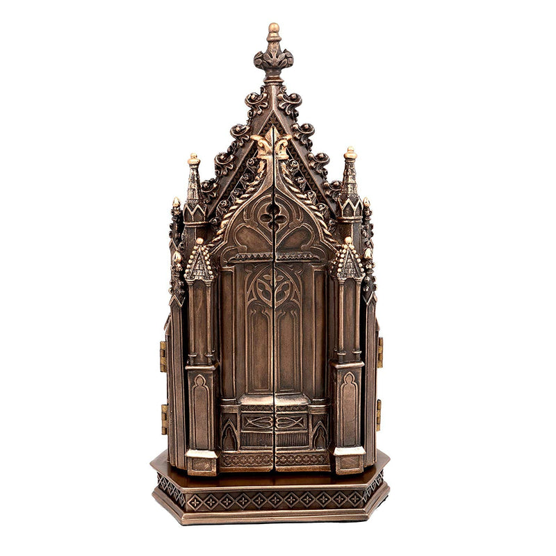 Resin Jesus Christ Nailed On The Cross Church Statue ( Height 8")