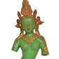 Brass Tara Devi Bust Statue -Meditation Spaces, for Home Decor and Office, or Thoughtful Spiritual Gift. (Height 13 Inch)