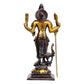 Brass Kumara Karttikeya Statue Height 12 Inch (Brown)