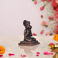 Copper Siting Hanuman Idol - Divine Lord Hanuman Statue for Home and Temple Pooja Decor (Height 2 Inch)