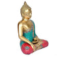 Bhumisparasha Mudra Brass Buddha Idol Statue Murti for Home Decor (Height 14 inch)