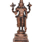 Copper Lord Vishnu Idol Vishnu Standing Statue for Home Decor mandir PoojaTemple Showpiece, (Height 5 Inch)