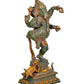 Brass Lord Dancing Ganesha Murti - Ganesh Religious Statue for Home Temple (Height 19 Inch)