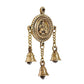 Brass Lakshmi Hanging with Bells Pooja Room Decoration/Brass Decor Items for Puja Manidr and Home Temple (Height : 7 Inches)